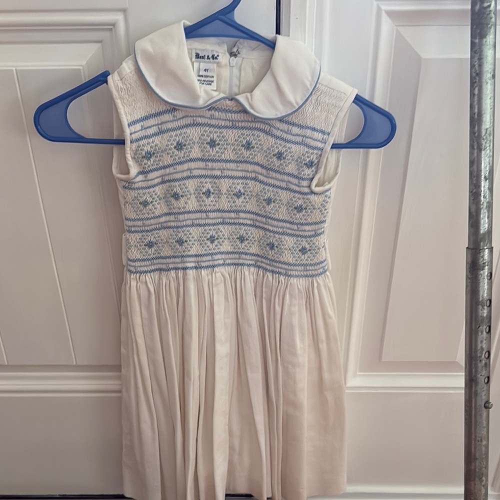 Blue and White Kids Dress
